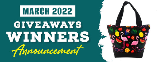 March 2022 Giveaway Winners Announcement