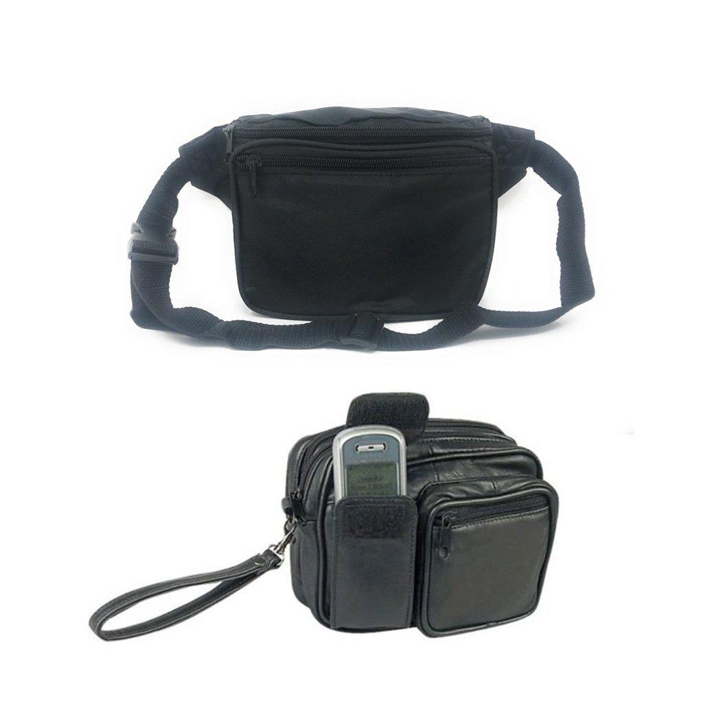 Everest Multiple Pocket Waist Pack, Black, One Size : : Sports &  Outdoors