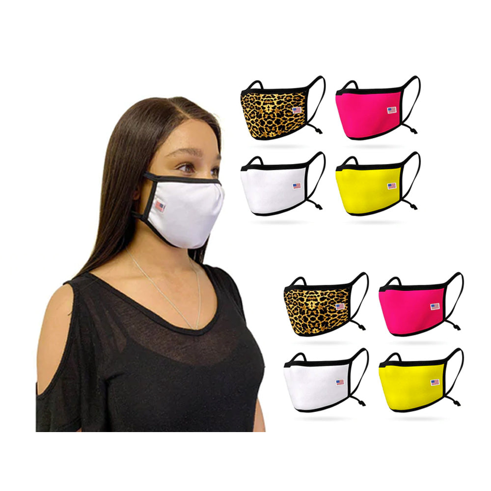 A Designer Life For Me Face Masks, Filtered Face Mask, Floral Face Mask,  Cheetah Face Mask