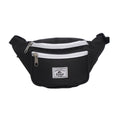 Everest Two-Toned Signature Waist Pack-Black / White-