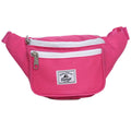 Everest Two-Toned Signature Waist Pack-Hot Pink / White-