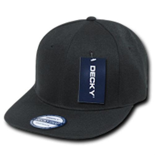 1 Decky Dozen Flat Bill Snapback Caps Hats Solid Two Tone Wholesale Lot!-Contact Us to Choose-