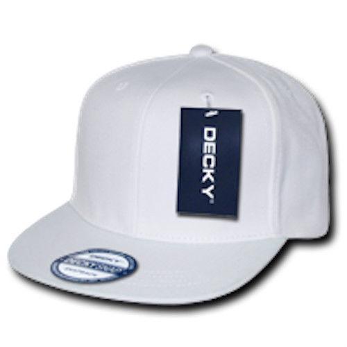 1 Decky Dozen Flat Bill Snapback Caps Hats Solid Two Tone Wholesale Lot!-Contact Us to Choose-