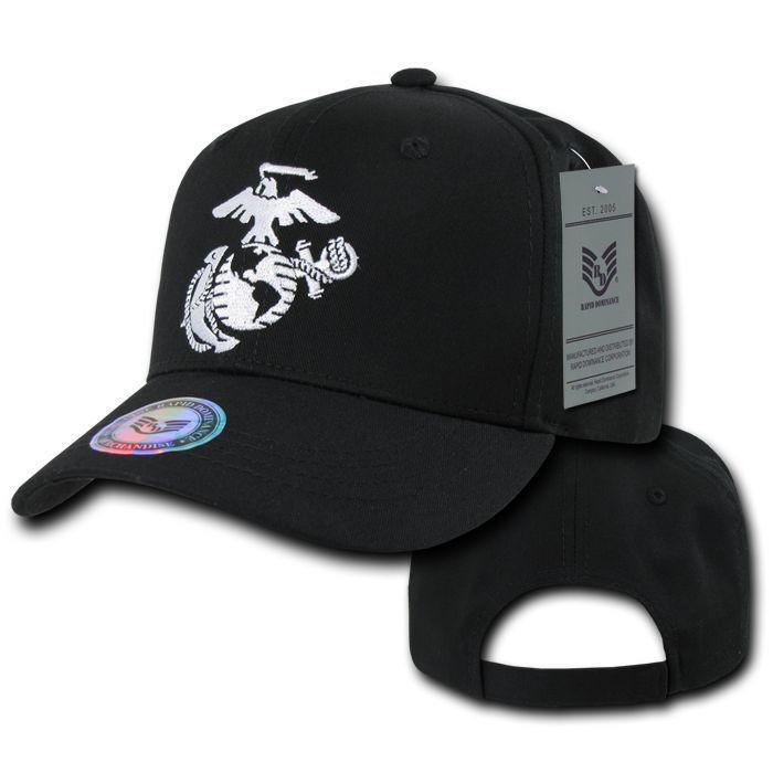 1 Dozen Army Air Force Navy Marines Police Cotton Baseball Hats Caps Wholesale Lots-