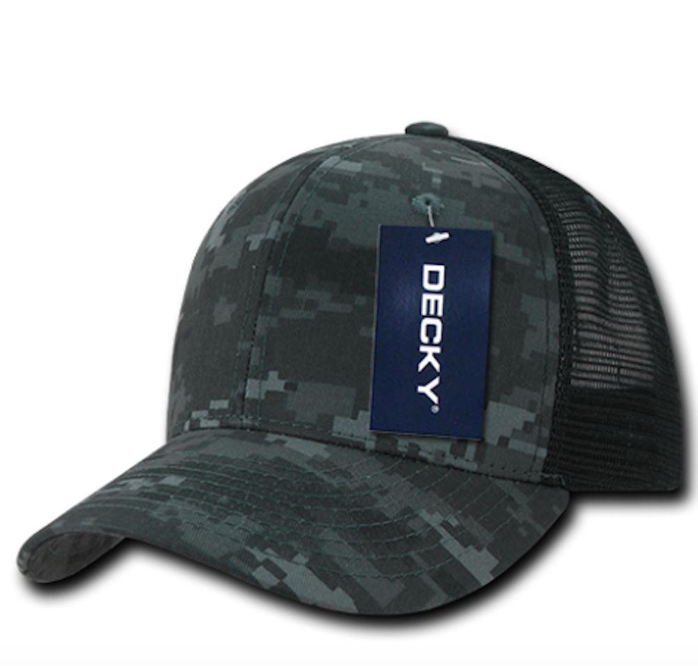 1 Dozen Army Camouflage Curve Bill Trucker Hats Caps Wholesale Lot Bulk-