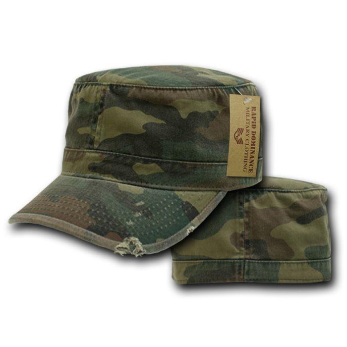 1 Dozen Bdu Fatigue Distressed Cadet Patrol Military Fitted Caps Hats Wholesale Lots-Small-
