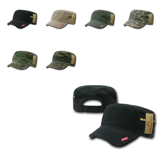 1 Dozen Bdu Patrol Fatigue Cadet Military Zipper Camo Caps Hats Wholesale Lots!-