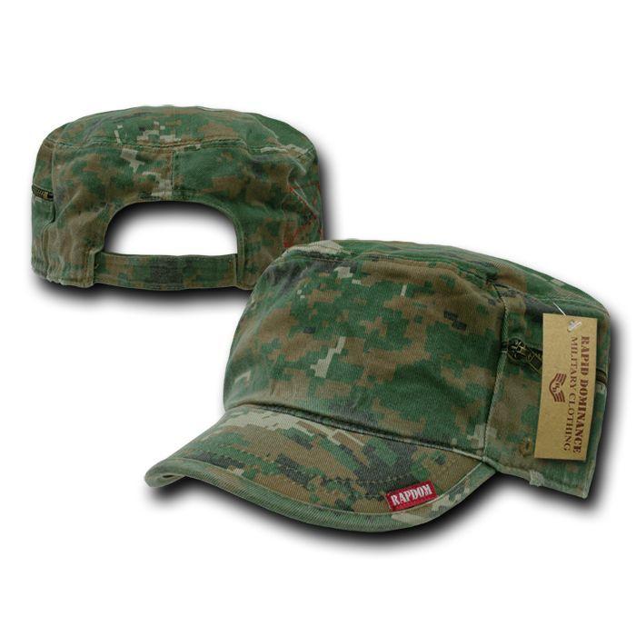 1 Dozen Bdu Patrol Military Cotton W Zipper Camo Camouflage Caps Hats Wholesale Bulk-