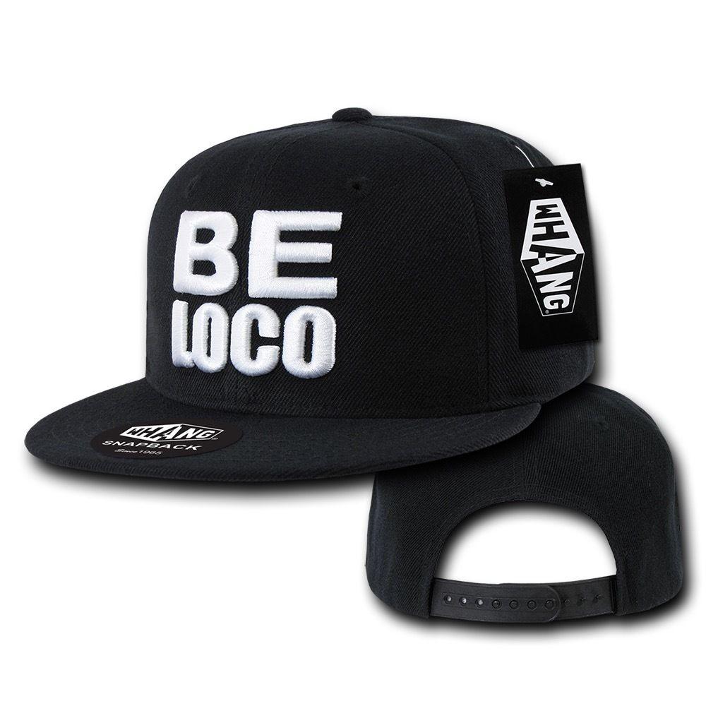 1 Dozen Be Loco 6 Panel Retro Flat Bill Constructed Snapback Hats Caps Wholesale Lots-