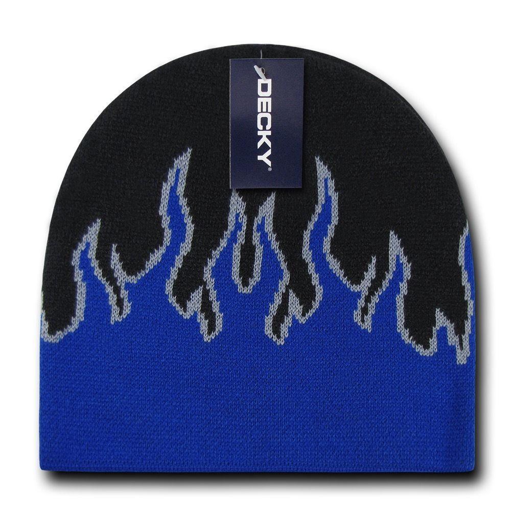 1 Dozen Boys Girls Kids Youth Decky Fire Flame Beanies Caps Hats Wholesale Lot-