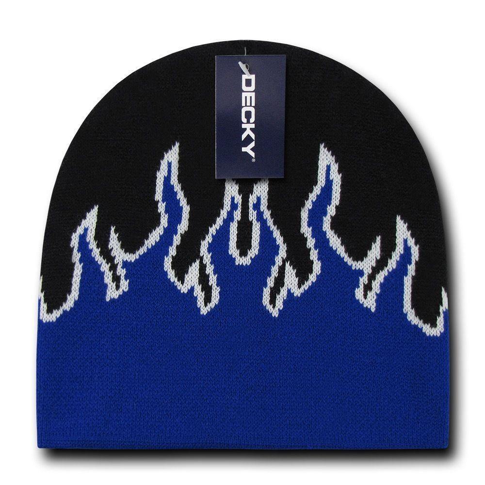 1 Dozen Boys Girls Kids Youth Decky Fire Flame Beanies Caps Hats Wholesale Lot-