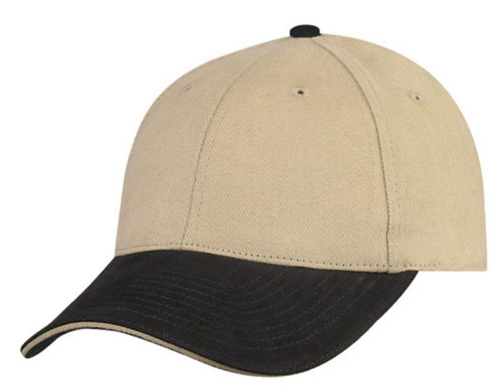 1 Dozen Brushed Cotton Sandwich 6 Panel Low Crown Baseball Hats Caps Wholesale Bulk-
