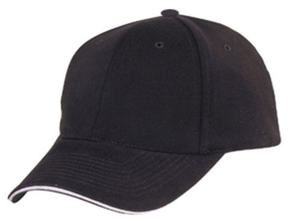 1 Dozen Brushed Cotton Sandwich 6 Panel Low Crown Baseball Hats Caps Wholesale Bulk-