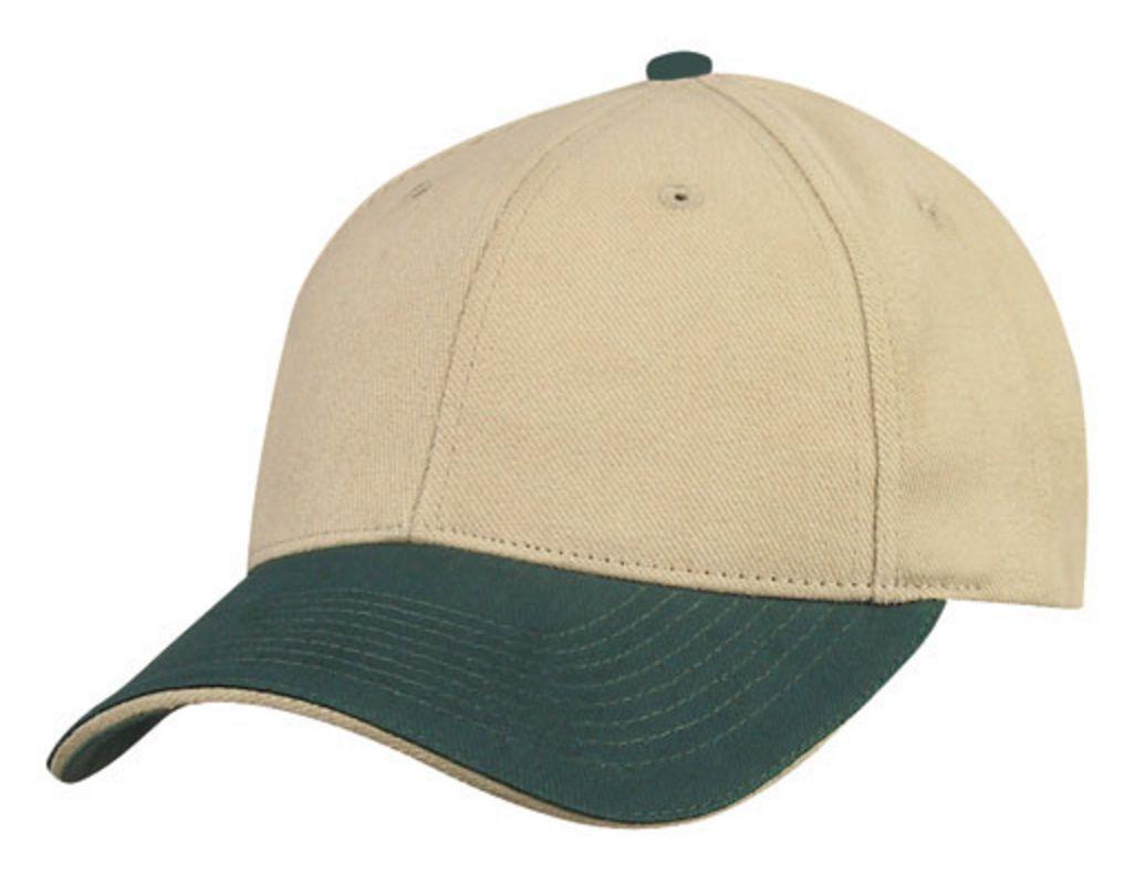 1 Dozen Brushed Cotton Sandwich 6 Panel Low Crown Baseball Hats Caps Wholesale Bulk-