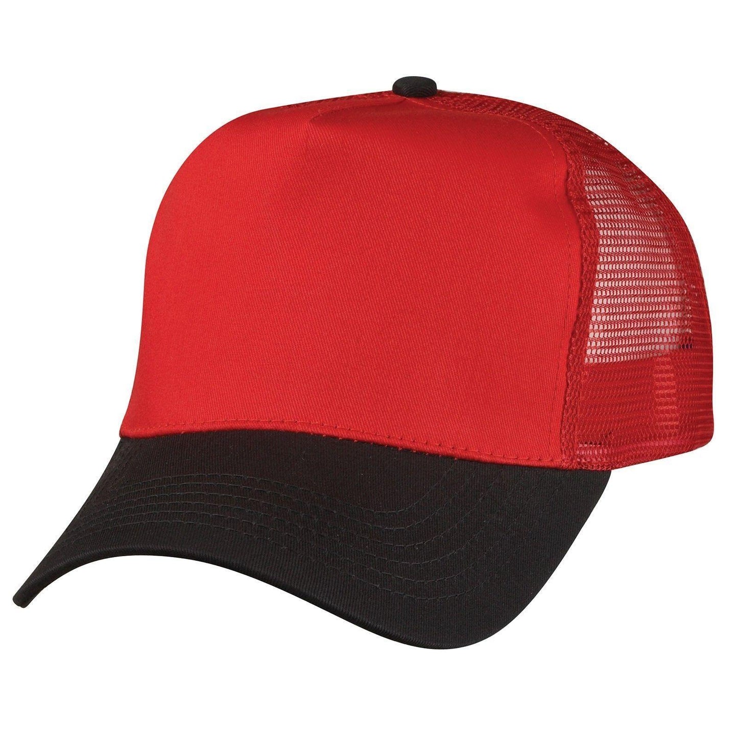 1 Dozen Cotton Twill Baseball Mesh Trucker 5 Panel Hats Cap Wholesale Lot Bulk-