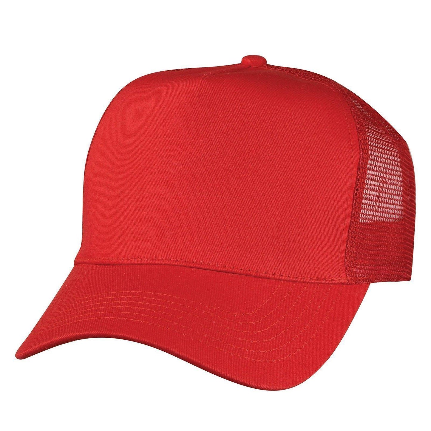 1 Dozen Cotton Twill Baseball Mesh Trucker 5 Panel Hats Cap Wholesale Lot Bulk-