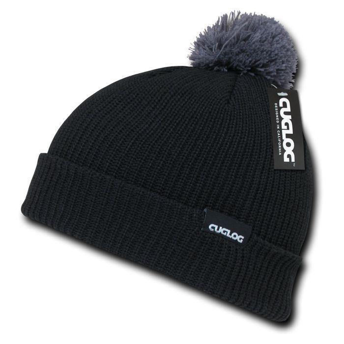 1 Dozen Cuglog Beanies Sailor Watch Knit Cuffed Pom Ski Warm Winter Whoelsale-