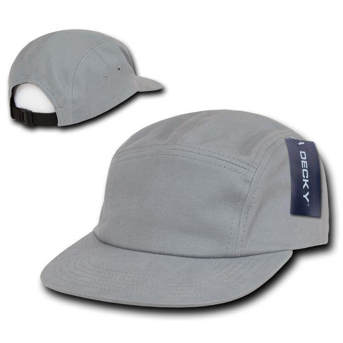 1 Dozen Decky 5 Panel Racer Racing Jockey Biker Caps Hats Camo Wholesale-985 - Solid Colors-