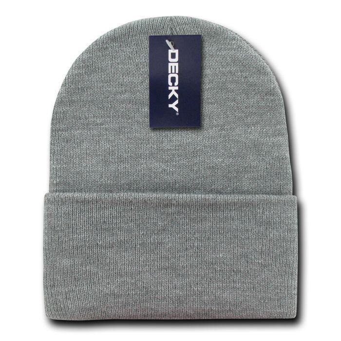 1 Dozen Decky Beanies Cuffed Knit Ski Snowboard Skull Winter Wholesale-
