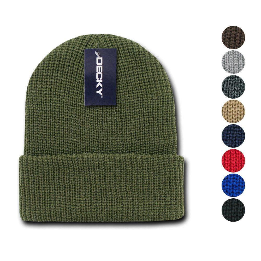 1 Dozen Decky Beanies Gi Watch Cap Hat Ski Military Warm Winter Wholesale-