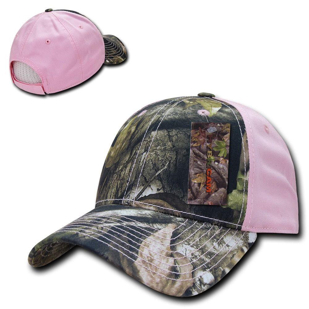 1 Dozen Decky Camo Hybricam Pre Curved Bill Low Crown Hats Cap Wholesale Lot-