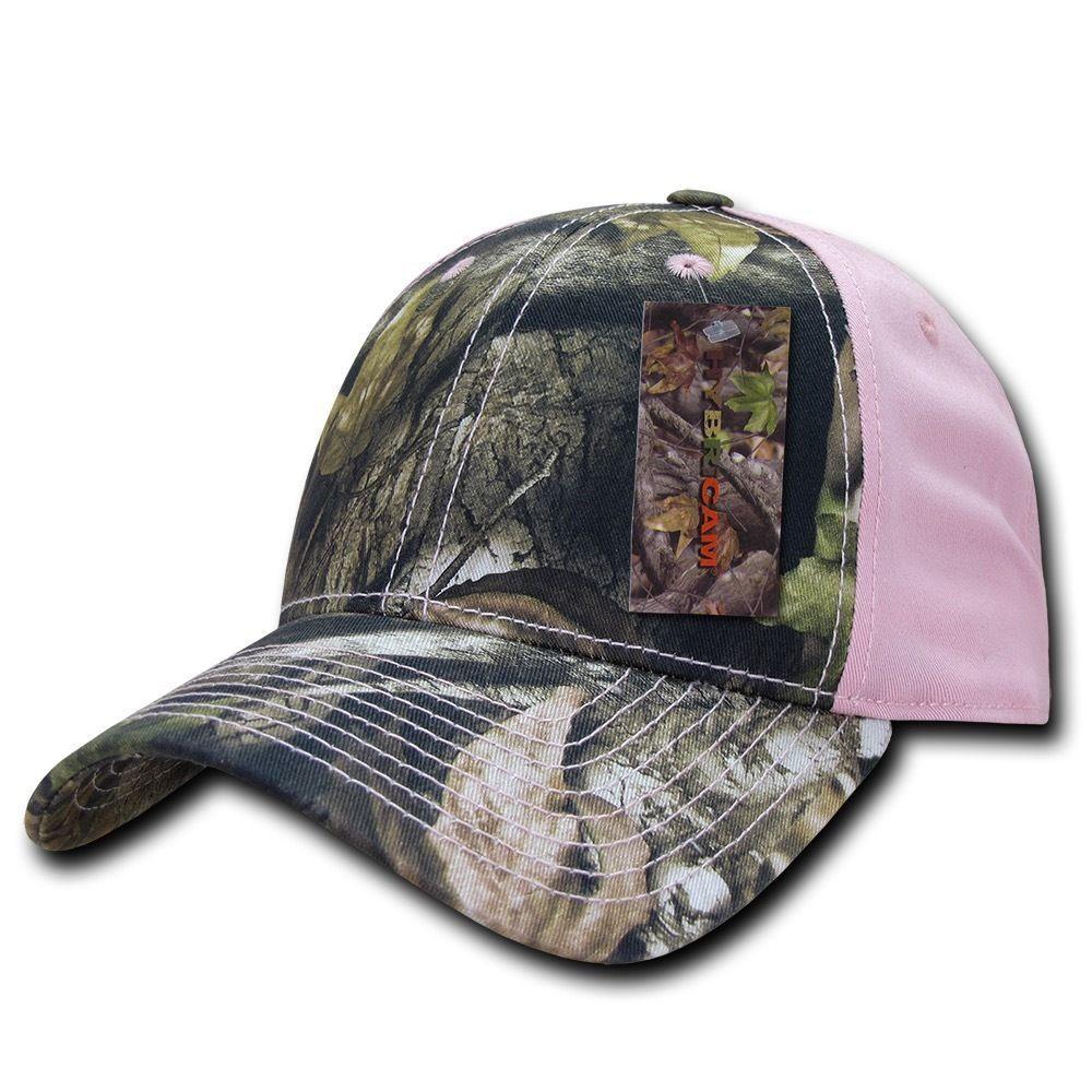 1 Dozen Decky Camo Hybricam Pre Curved Bill Low Crown Hats Cap Wholesale Lot-