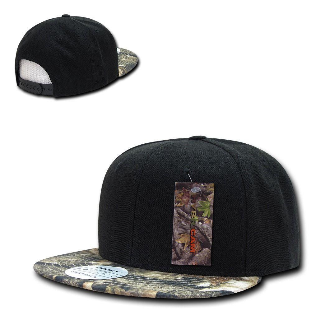 1 Dozen Decky Camouflage Hybricam Bill Snapback Baseball Caps Hats Wholesale Lot-