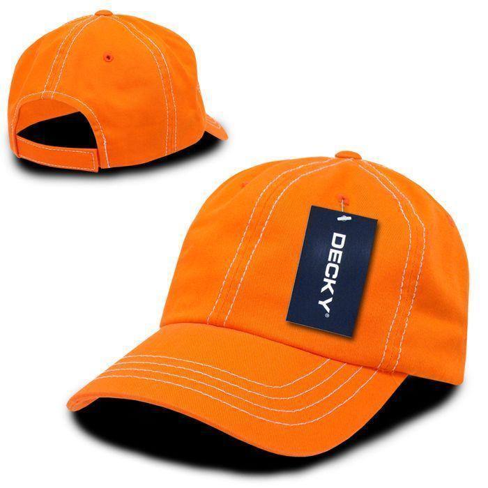1 Dozen Decky Contra Stitch Polo Washed Cotton Dad Caps Hats Wholesale Lots-