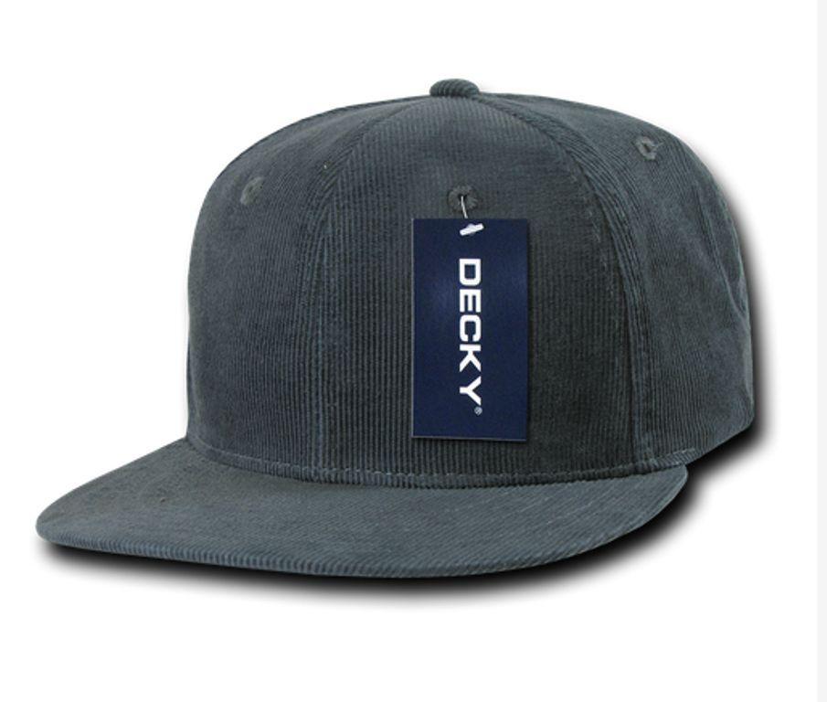 1 Dozen Decky Corduroy Snapback 6 Panel Constructed Baseball Hats Caps Wholesale Lots-
