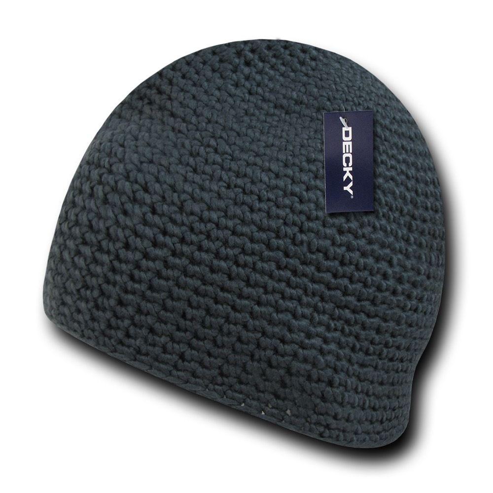 1 Dozen Decky Door Mat Extra Thick Beanies Short Knitted Ski Caps Wholesale Lot-