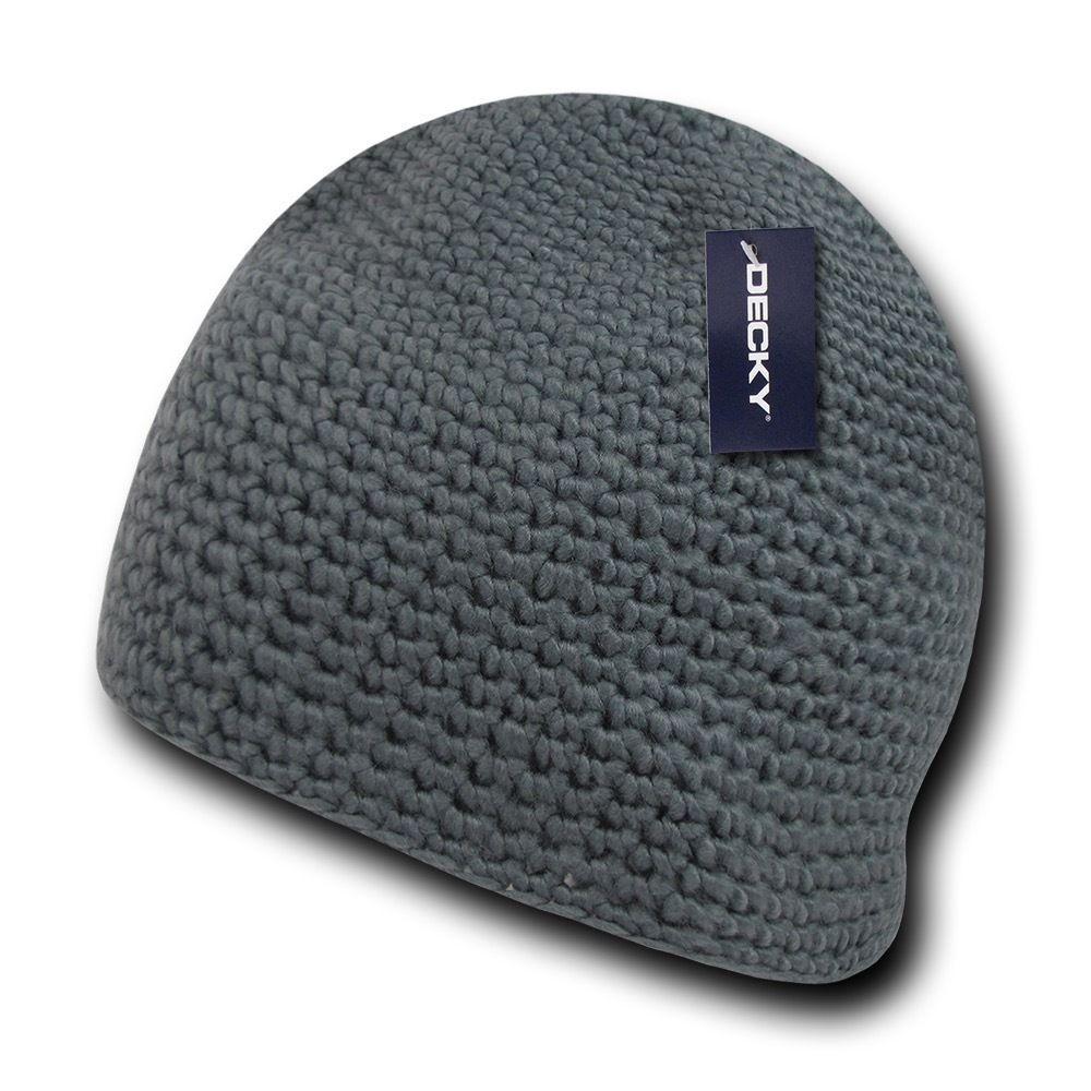 1 Dozen Decky Door Mat Extra Thick Beanies Short Knitted Ski Caps Wholesale Lot-