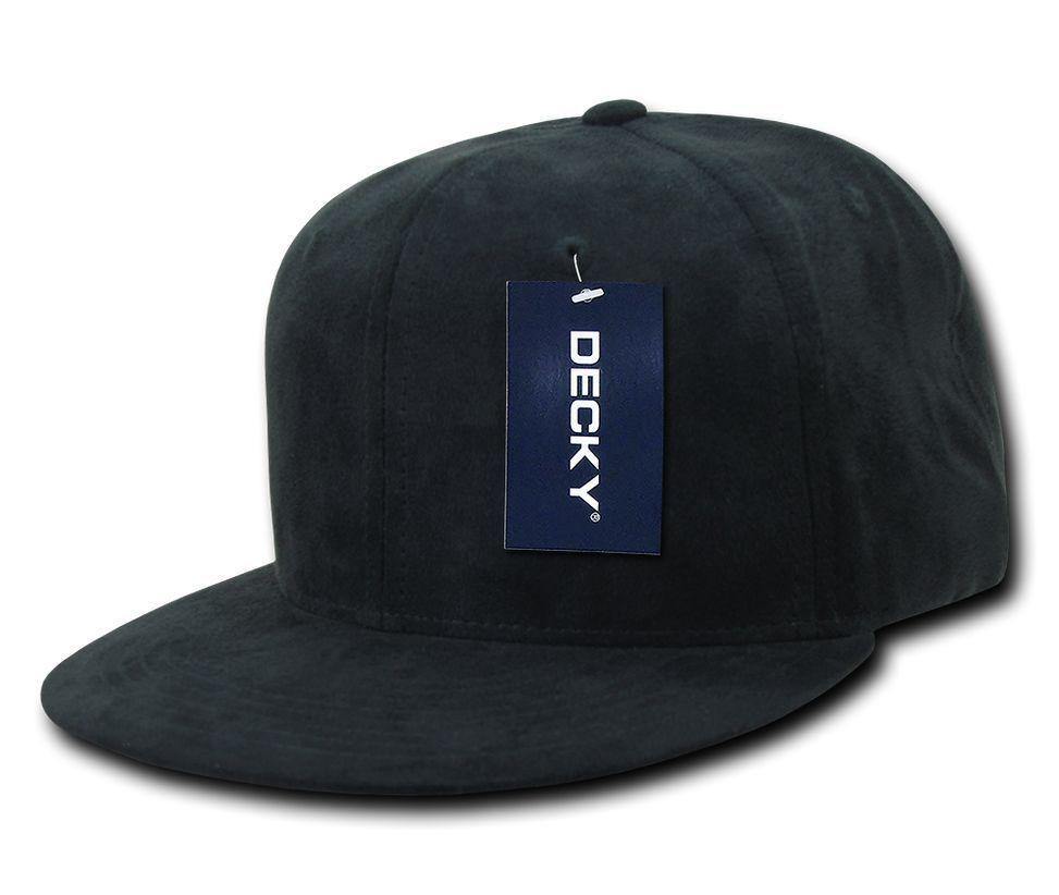 1 Dozen Decky Faux Suede Snapback Baseball 6 Panel Flat Bill Hats Caps Wholesale-