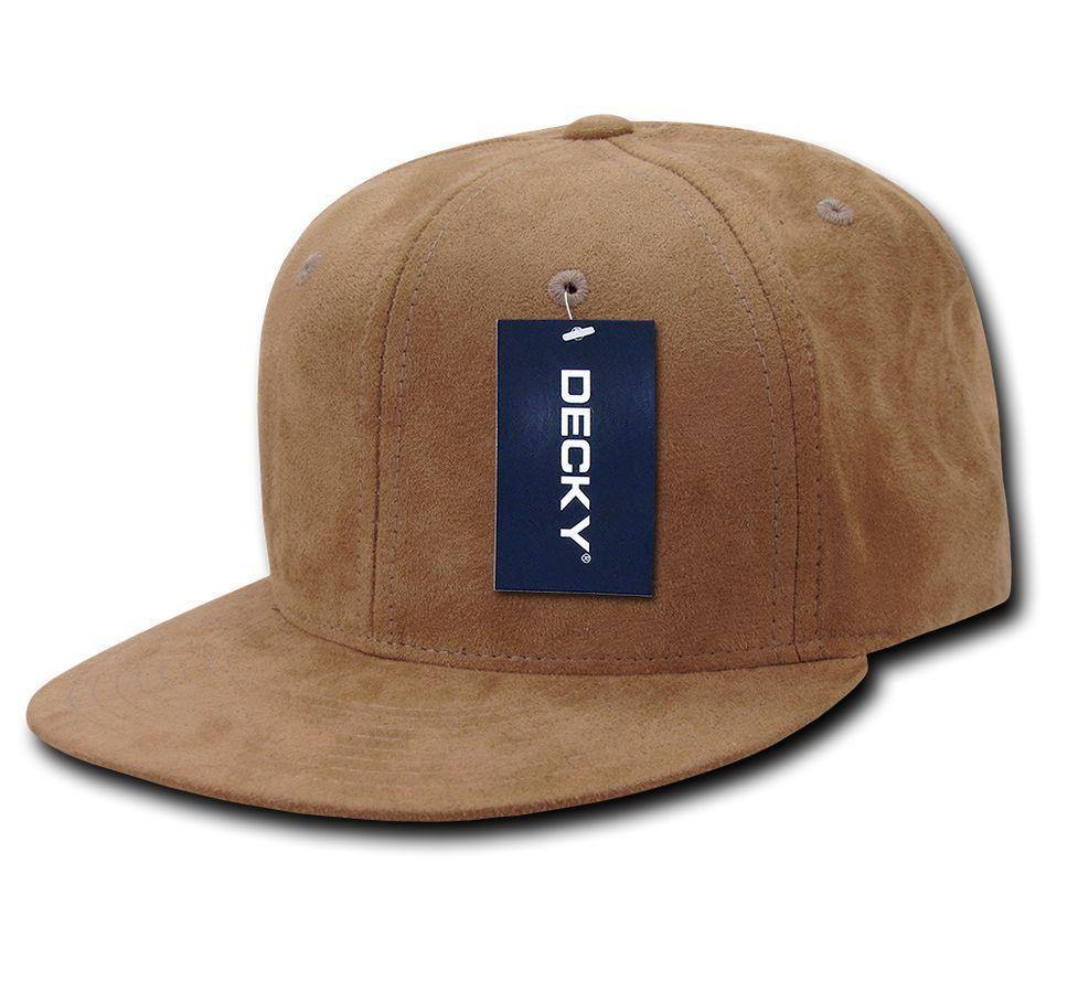 1 Dozen Decky Faux Suede Snapback Baseball 6 Panel Flat Bill Hats Caps Wholesale-