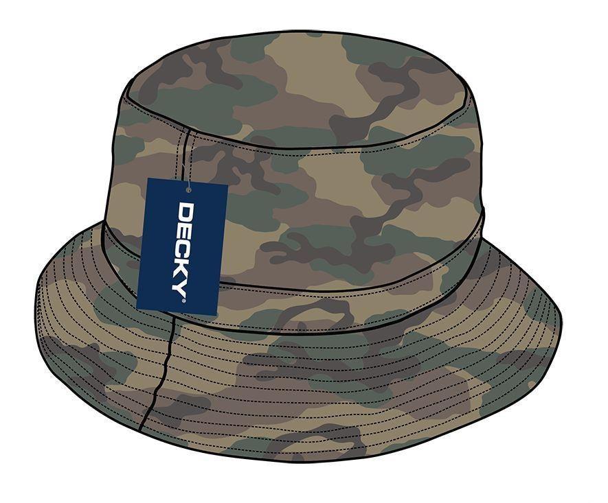1 Dozen Decky Fisherman'S Bucket Washed Chino Twill Hat Hats Cotton Wholesale-