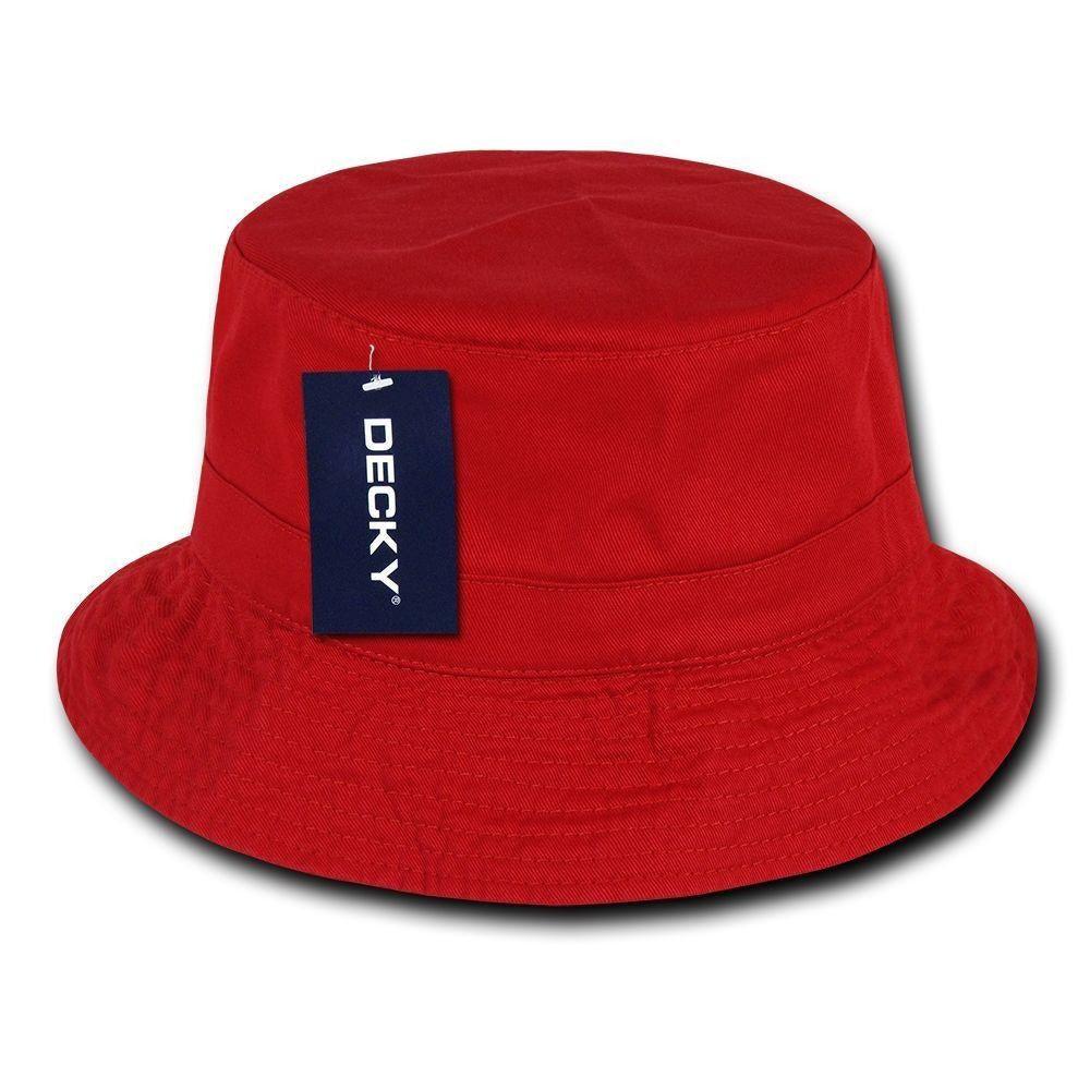 1 Dozen Decky Fisherman'S Bucket Washed Chino Twill Hat Hats Cotton Wholesale-