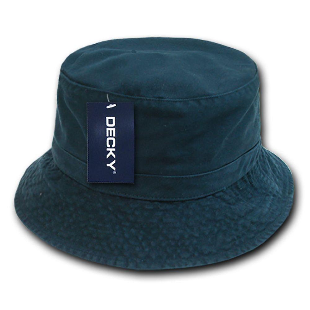 1 Dozen Decky Fisherman'S Bucket Washed Chino Twill Hat Hats Cotton Wholesale-