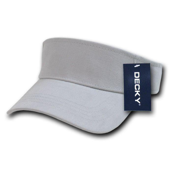 1 Dozen Decky Golf Tennis Summer Sun Visor Visors 100% Cotton Kids Boys Girls-