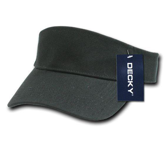 1 Dozen Decky Golf Tennis Summer Sun Visor Visors 100% Cotton Kids Boys Girls-