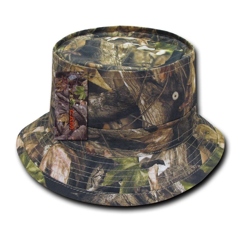 1 Dozen Decky Hybricam Camo Cotton Sweatband Fisherman Bucket Hats Wholesale Lot-