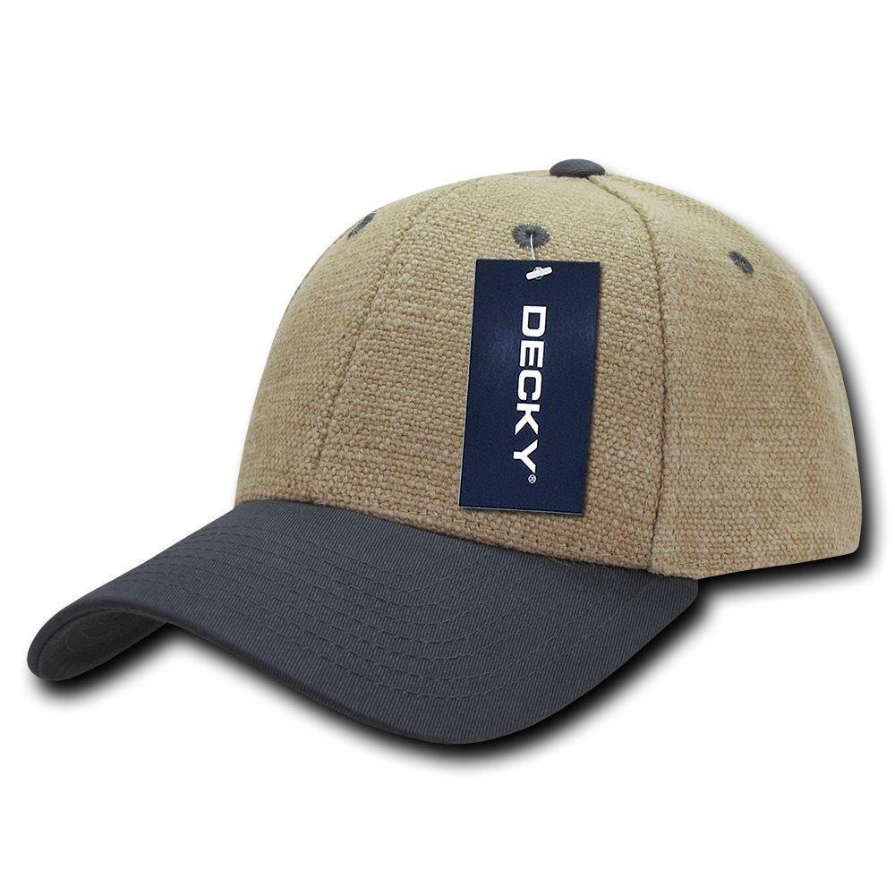 1 Dozen Decky New 6 Panel Jute Low Crown Structured Dad Hats Caps Wholesale Lots-