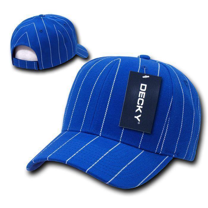 1 Dozen Decky Pin Striped Pinstriped Baseball Hat Caps Wholesale Lots-