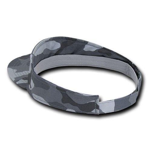 1 Dozen Decky Pre Curved Bill Camouflage Golf Beach Sun Acyrlic Visors Wholesale-