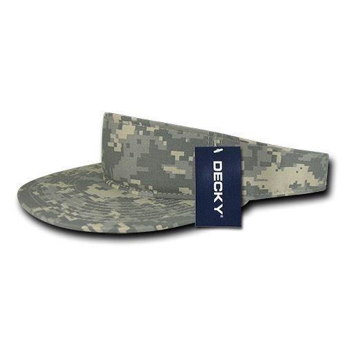 1 Dozen Decky Pre Curved Bill Camouflage Golf Beach Sun Acyrlic Visors Wholesale-