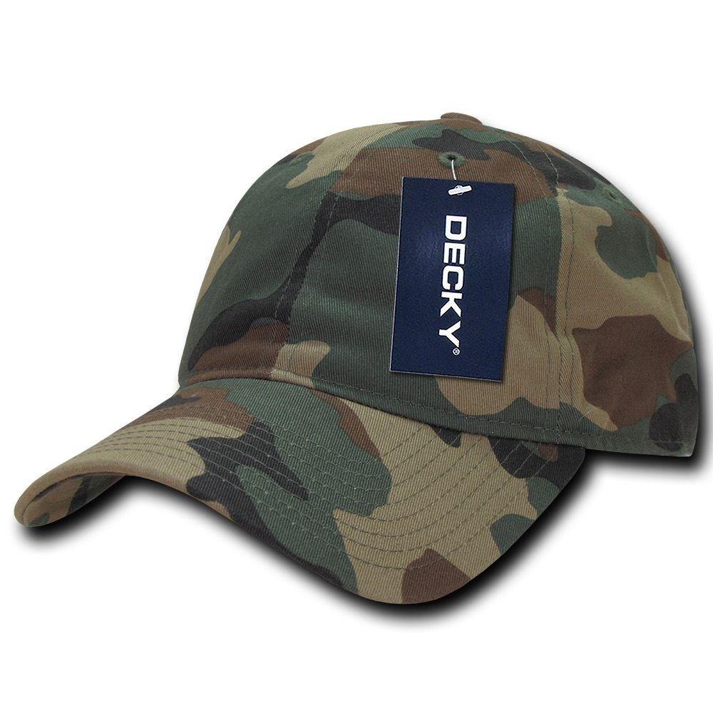 1 Dozen Decky Relaxed Cotton Camo Low Crown Dad Caps Hats Caps Wholesale-