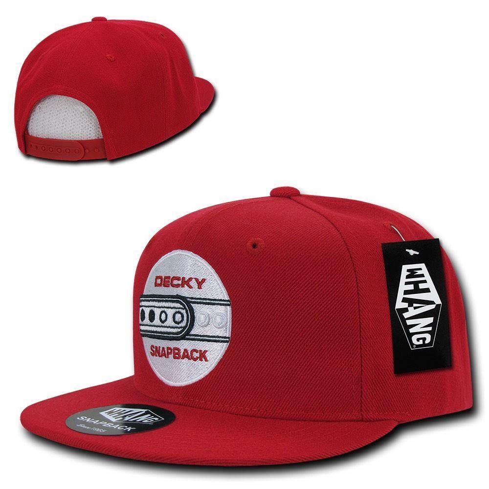 1 Dozen Decky Snapback By Whang Baseball Hats Cap Caps Hat Unisex Wholesale Lot-