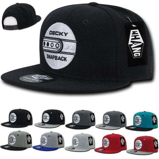 1 Dozen Decky Snapback By Whang Baseball Hats Cap Caps Hat Unisex Wholesale Lot-