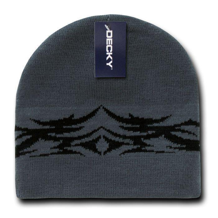 1 Dozen Decky Tribal Design Beanies Caps Hats Knitted Ski Skull Winter Wholesale-