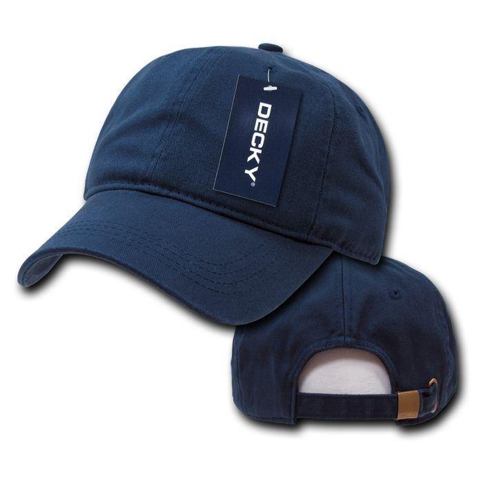 1 Dozen Decky Two Ply Polo Washed Heavy Cotton 6 Panel Dad Hats Cap Wholesale-