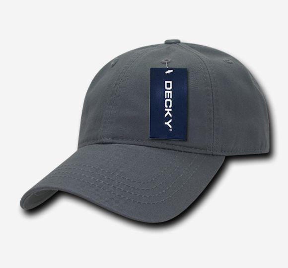 1 Dozen Decky Two Ply Polo Washed Heavy Cotton 6 Panel Dad Hats Cap Wholesale-