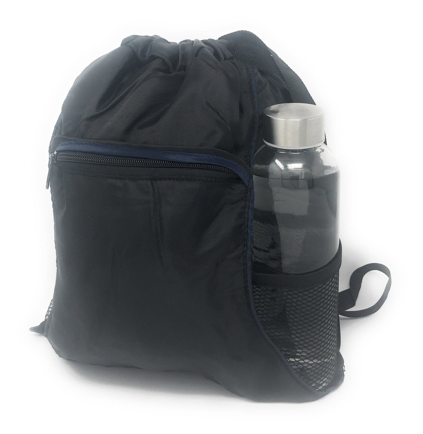 1 Dozen Drawstring Backpack Rucksack Totes Sack Pack Bags Light Weight Wholesale Lot Bulk-
